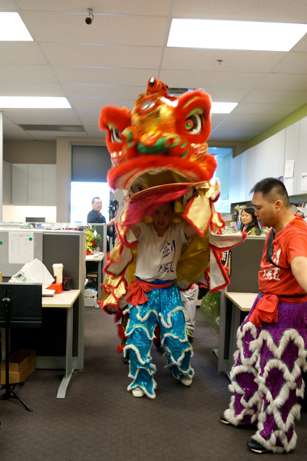 CNY Lion dance