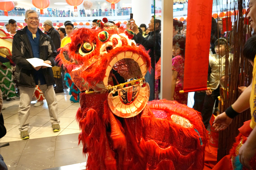 CNY Lion dance